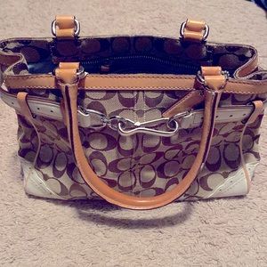 Coach signature purse